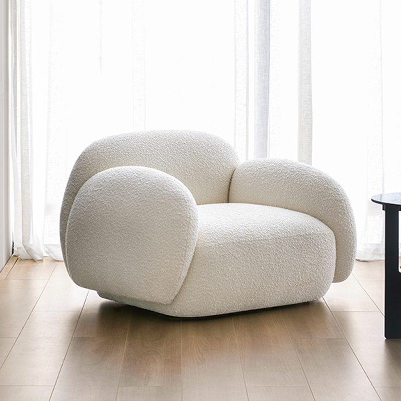 Hot sales caterpillar tatami chair living room tatami sofa relax lazy sofa floor sofa couch Luxury comfortable lazy cloud sofa modern lounge chair luxury accent relax recliner chairs furniture for living room modern Luxury modern living room high quality armchair gold stainless frame white velvet accent chair