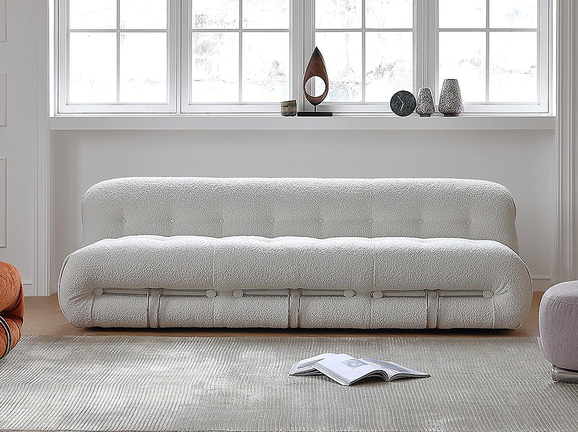 Factory Wholesale Furniture Sofa Rinconera Upholstered Solid Wood Frame Sectional Sofa